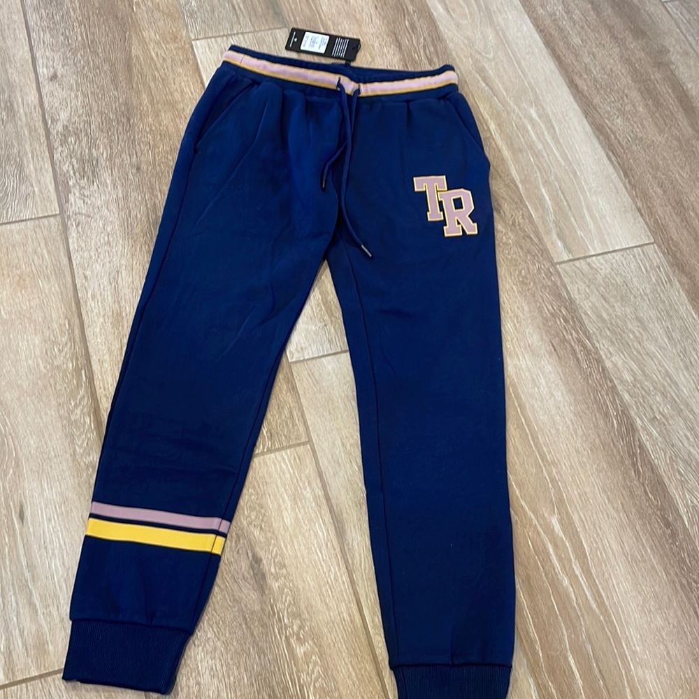 True Religion Ace Blue Collegiate Jogger XS